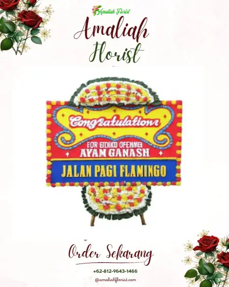 Sewa Papan Bunga Gunung Menang